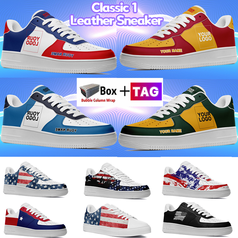 

Newest Men Women Custom shoes Classic 1 leather Sneaker Sneakers Customized Unisex DIY Mens Woman Sports Running Sneaker Trainers Breathable Trainer, 03