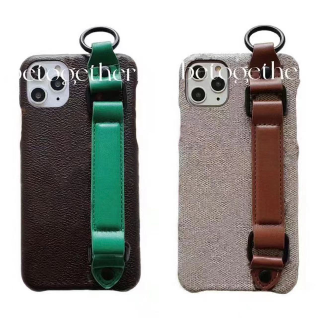 

Top leather phone cases iPhone 13 PRO MAX 12 12PROMAX 11 11PROMAX XRXS X7 8Plus luxury designer wristband phone case protective, Customize