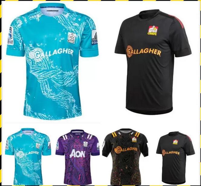 

2021 Chief Super Rugby Jerseys home away League shirt 20 21 Rugby Jersey Zealand Chief Performance Tee Singlet Rugby shirts Mens S-5XL, Black