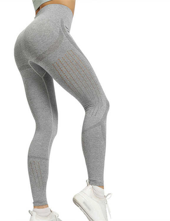 

FREE SAMPLE Outdoor Yoga Pants Fitness Gym Clothing Shark Women High Waisted Workout Seamless Leggings, Gray