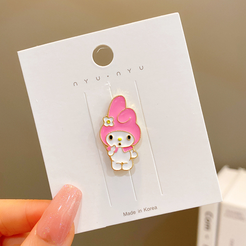 

Pink Kuromi Cute Anime Movies Games Hard Enamel Pins Collect Metal Cartoon Brooch Backpack Hat Bag Collar Lapel Badges