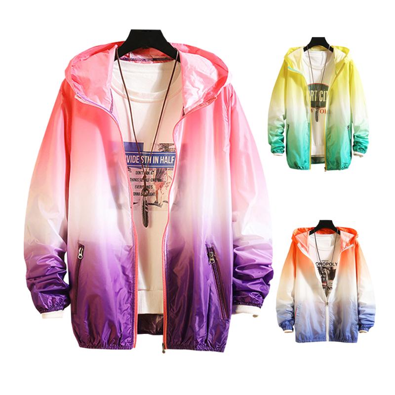 

Men' Jackets Summer Quick Dry Male Women Skin Coat Sunscreen Waterproof Fashion Outwear Ultralight Windbreake Jacket Men Bomber JacketMen, 2-1