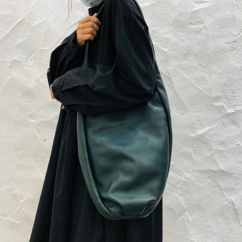 

Evening Bags Leather Hand-made Cowhide Shoulder Bag With Multi-layer Underarm For Women, Black