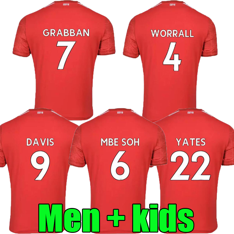 

22 23 Nottingham Forest GRABBAN Soccer Jerseys Johnson Surridge 2022 2023 home red Awoniyi AMEOBI MIGHTEN KROVINOVIC Zinckernagel Yates Football Shirt Man kids