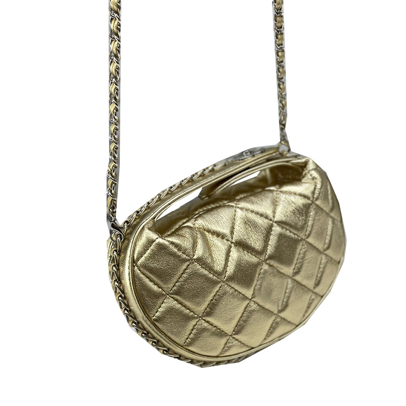 

2022 France Womens Luxury Designer Classic Mini Clutch Bags Silver Metal Chain Crossbody Shoulder Party Streent Trends Outdoor Sacoche Handbag Pea Purse GOLD bLACK, Box