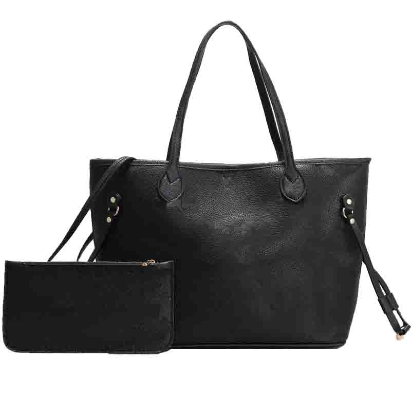 

JIANG New Fashion Lvs Purses Women Handbags Lady Clutch Bag Ladies Designer Composite BagsShoulder Tote Female Purse Wallet Size 44cm, Red