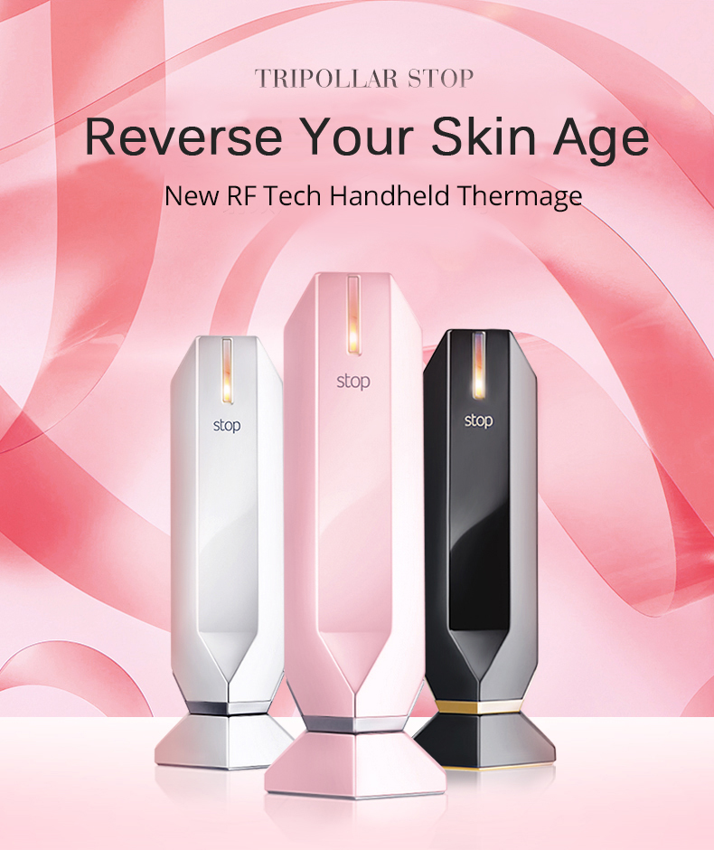 

TriPollar Stop RF Facial Beauty Tool Collagen Activation Anti Aging Wrinkle Remover Face Lift Smart Temp Detection Device