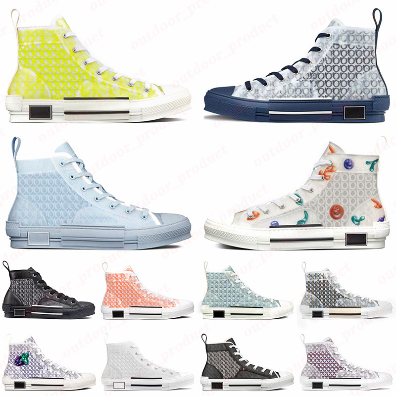 

2022 B23 Sneakers Designer Luxury Casual Shoes B23s Obliques Technology B22 High-top Lace Up Canvas Breathable Soft Platfoam Trainers, Box