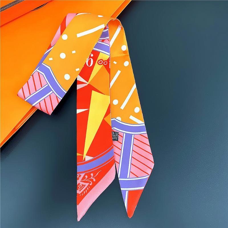 

Scarves Fashion Bag Scarf Ladies Summer Silk Headband Tie Handle Small Ribbon Design Belt Wristband Neck Shawl M-3Scarves