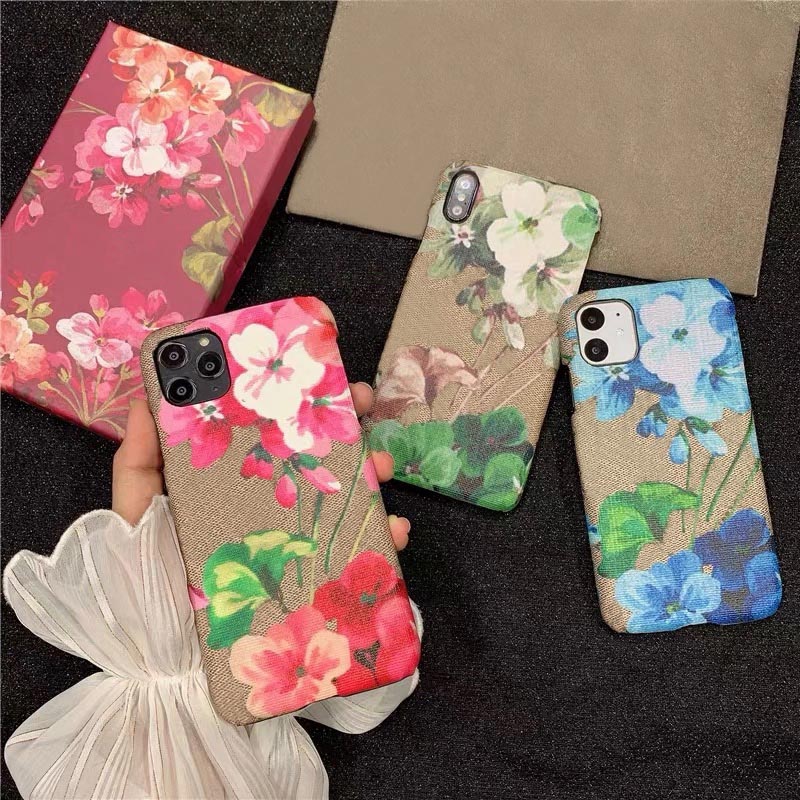 

One Piece Fashion Phone Cases For iPhone 14 pro max 13 12 11 14plus X XR XSMAX cover PU leather flower shell Samsung Galaxy S20 S20P S10P NOTE 21 20 u, Green flower