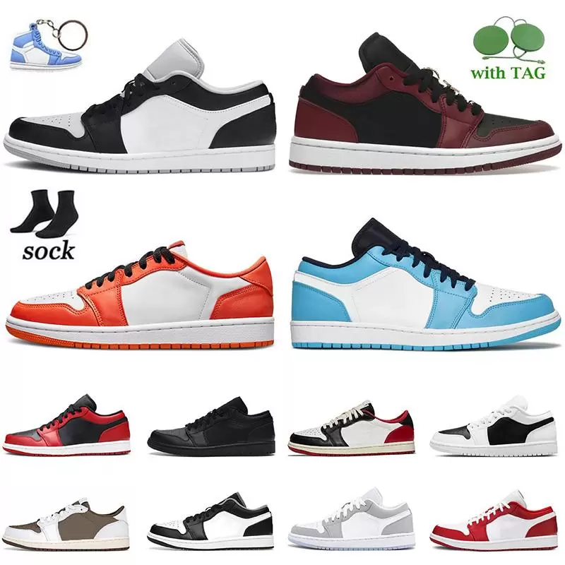 

Authentic Low Jorden Trainers Jumpman 1 Jorden 1s Basketball Shoes Shadow White Starfish Dark Beetroot Black Toe Panda Off Men Women Jorden Sneakers With Box, B27 starfish
