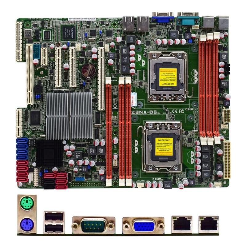 

Motherboards For ASUS Z8NA-D6 Z8NA-D6C Computer USB3.0 VGA Motherboard LGA 1366 DDR3 X58 Support X5670 L5640 Desktop Mainboard Used