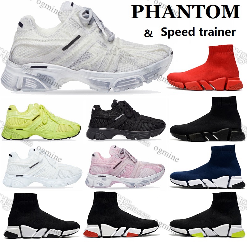 

Designer mens womens Casual Shoes Phantom Sneaker 8.0 in white monocolor fabric mesh platform With embroidered logo attached shoe tongue 8 35-45 and Leather free, Hello