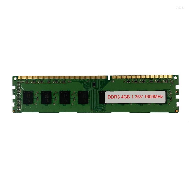 

RAMs 4GB RAM Memory 1.35V 1600Mhz PC3-12800U 240Pin DIMM Desktop For AMD MemoriaRAMs