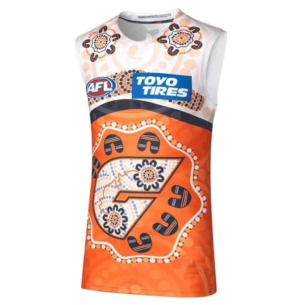 

2022 GWS GIANTS AFL INDIGENOUS DREAMTIME GUERNSEY size S-M-L-XL-2XL, Jersey