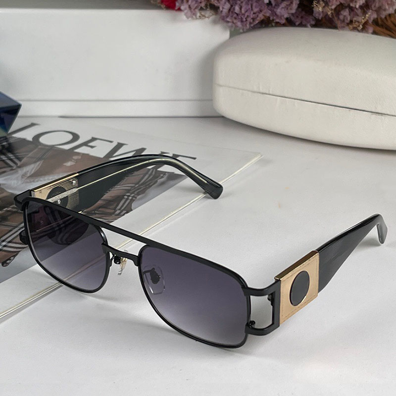 classic line Sunglasses For Men black gold frame 4671 Brand Designer Spring New Fashion Head Luxury Rectangle Sun Glasses For Womens Retro UV400