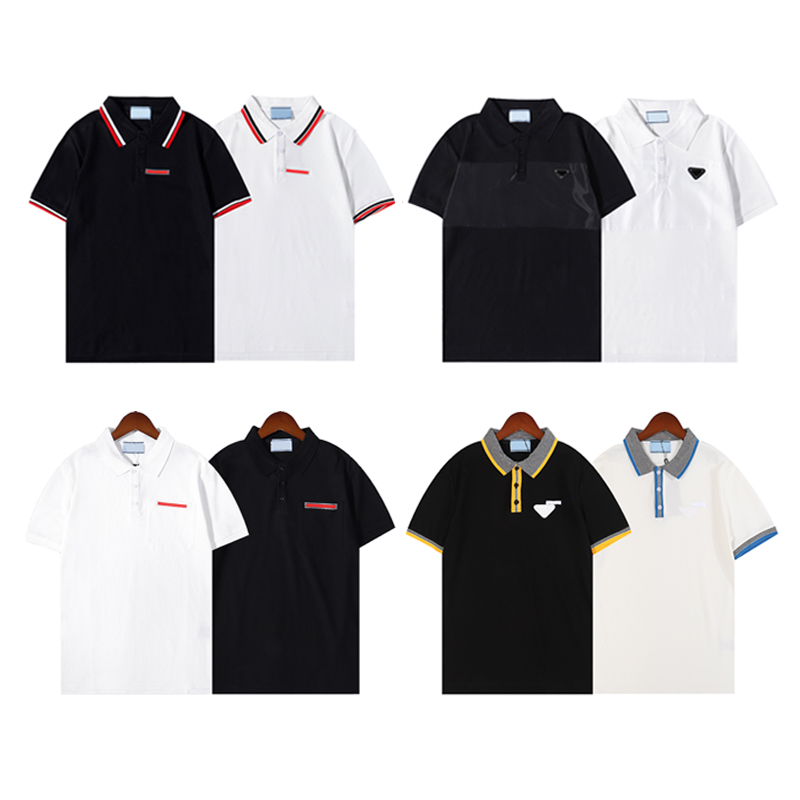 

designer mens polos t shirts letter P triangle logo women tshirts Couple short sleeves tees, Supplement (not shipped separately)