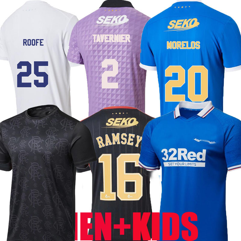 

22 23 Rangers fc Legends Soccer Jerseys HOME Special 150th Anniversary RAMSEY Sakala Glasgow 2022 2023 HAGI BLACKOUT training Football Shirt ROOFE MORELOS AMAD men, Third