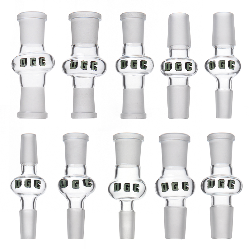 

10 Types Glass Water Bongs Adapter 14mm 18mm Male And Female Converter Smoking Accessories Glass Adapters Joint For Water Pipes Dab Rigs