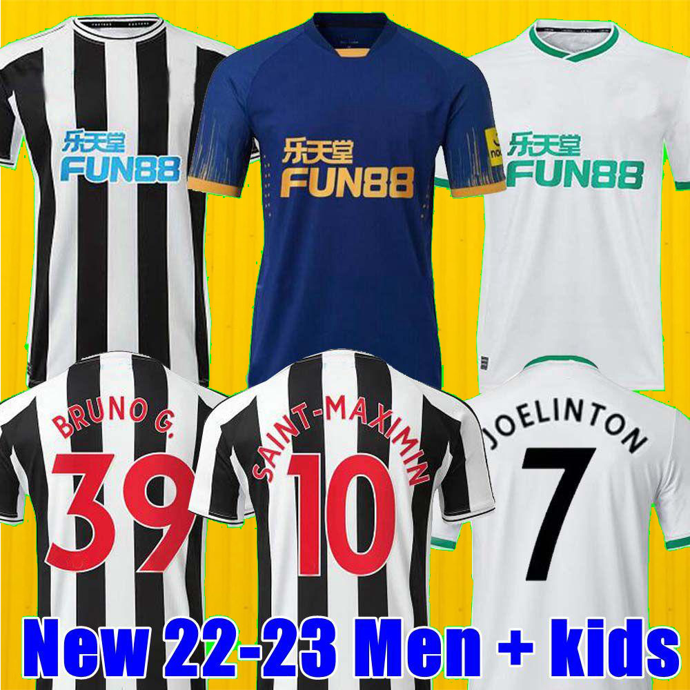 

22 23 Newcastl es WILSON SAINT-MAXIMIN BRUNO G. 2022 2023 Soccer Jersey Retro TRIPPIER MURPHY SHELVEY 22 23 Football Shirt Kids Kit Shearer WOOD TARGETT home 3rd UNITED, 22 23 gk kids