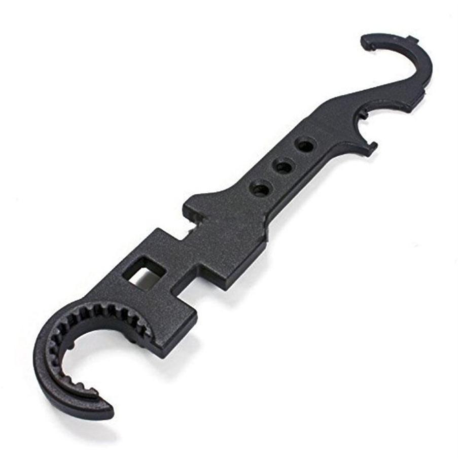 

AR15/M4 M16 Armorers Wrench Combo Armorer Spanner Tool Handguard Stock Barrel Remove Carbon Steel Hunting accessories217h, White color