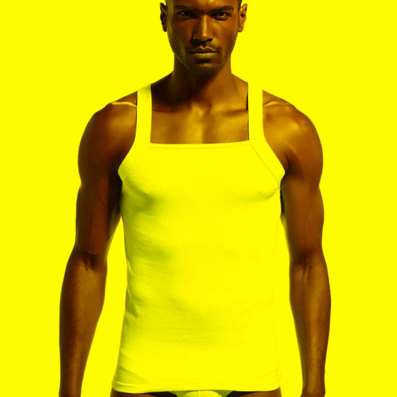 

Men's Tank Tops Richkeda Store 2022 Men's Fashion Vest Cotton Tight Top Home Sleep Casual Solid Boy Sexy Asian Size SleevelessMen's, Black