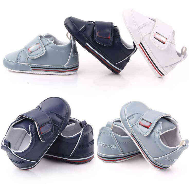 

Baby Shoes born Girl Boy Soft Sole Crib Shoelace First Walkers Toddler Sneaker Prewalker, Sky blue