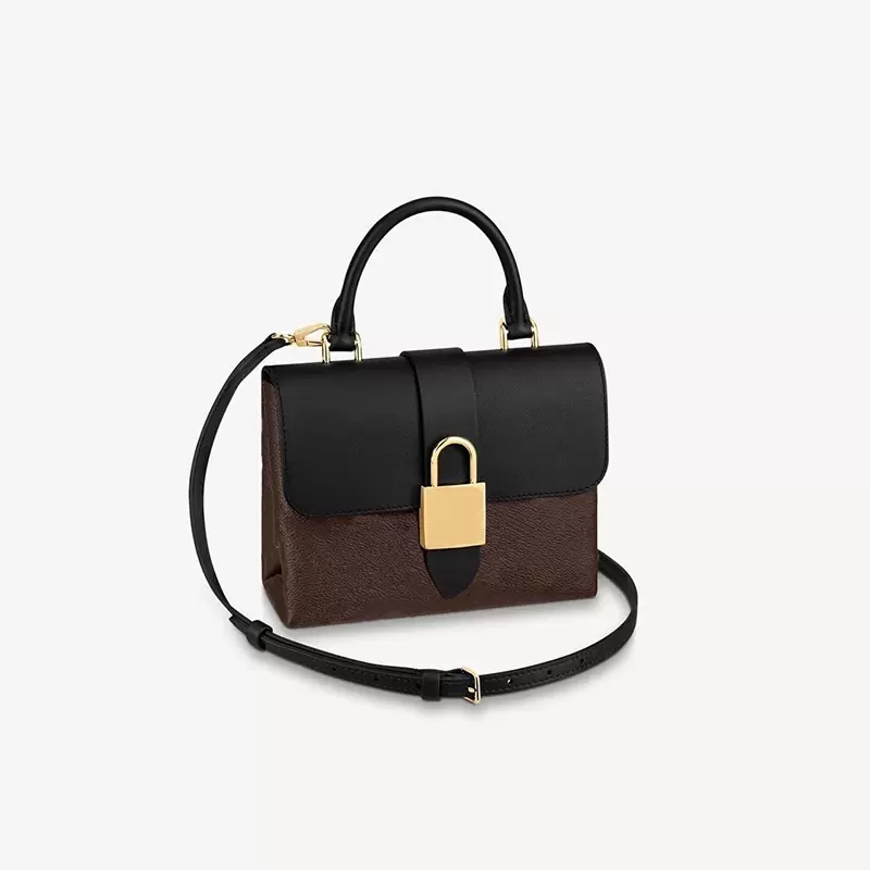 

HH women Ladies Shoulder Bags Designer Classic Gold Lock Suction Buckle Flap Canvas Leather Splicing Diagonal Bag Luxurious Temperament Versatile Handbag Wallets, Add shipping fee