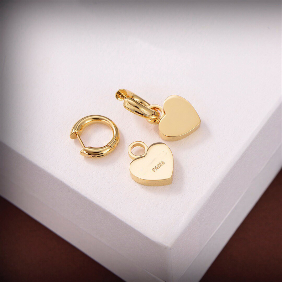 

Designer Jewelry Stud Earring Pearl Earring Love Diamond Women Heart Logo Earrings Balencaigaity Earing Fashion Luxury Woman B GSDFED