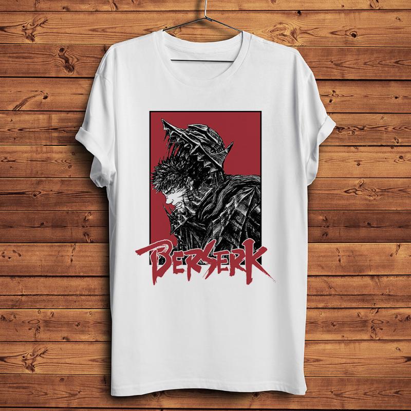 

Men' T-Shirts Berserk Swordsman Guts Funny Anime Tshirt Men Summer White Casual Short Sleeve T Shirt Unisex Japan Manga Streetwear TeeMen, 4351
