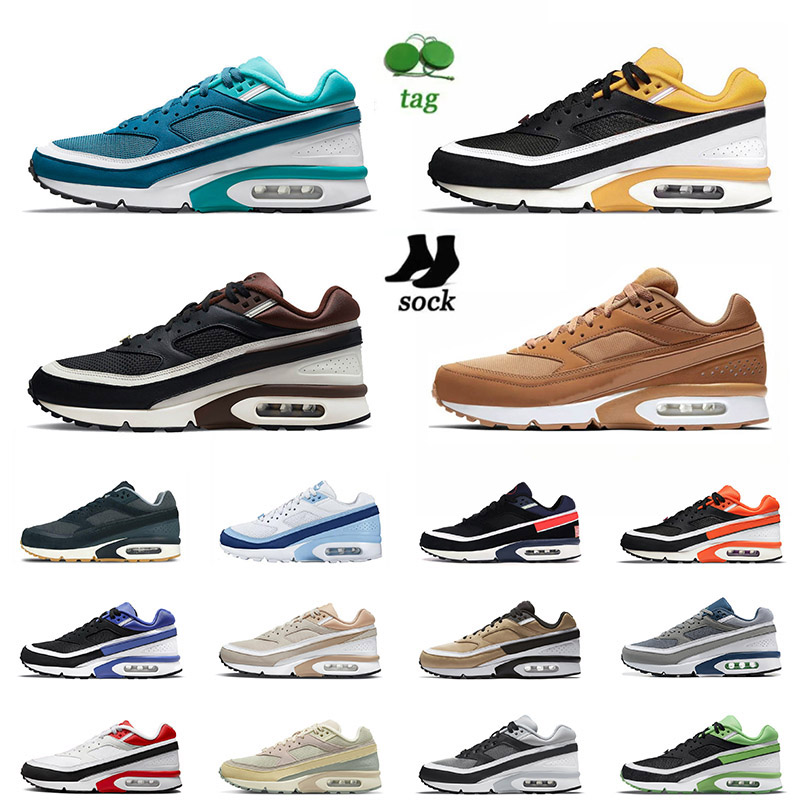 

2022 High Quality Airs BW Running Shoes Sports Classic Lyon Marina Armory Navy Los Angeles Rotterdam Vachetta Tan Cool Grey Men Women Designer OG Sneakers, B50 40-45 grey green