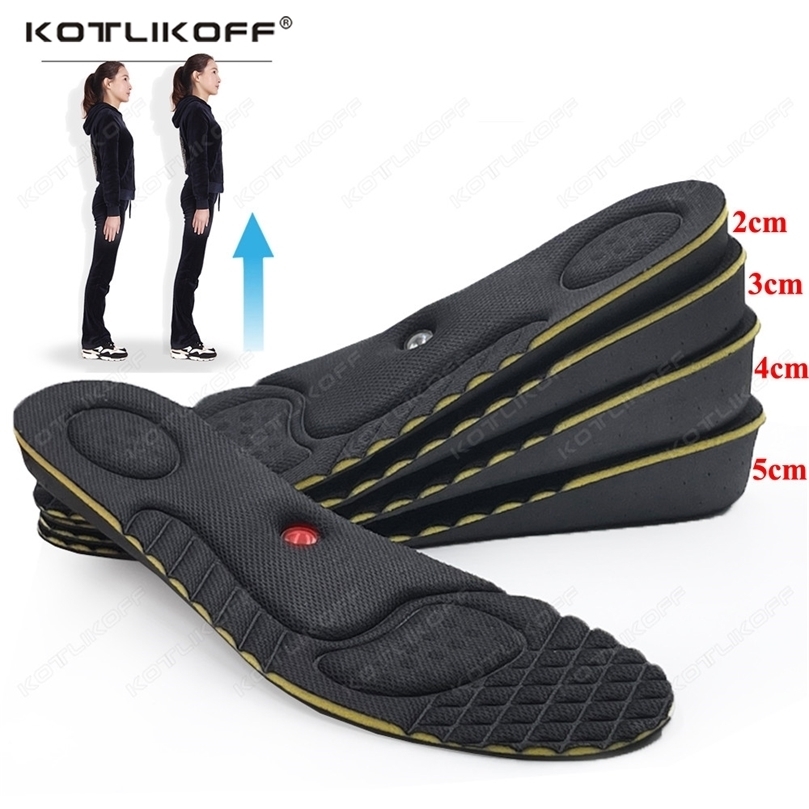 

Invisible Height Increase Insole For Men Women 2345cm Cushion Lift Foot Massage Magnetic Shoes Insert 220611