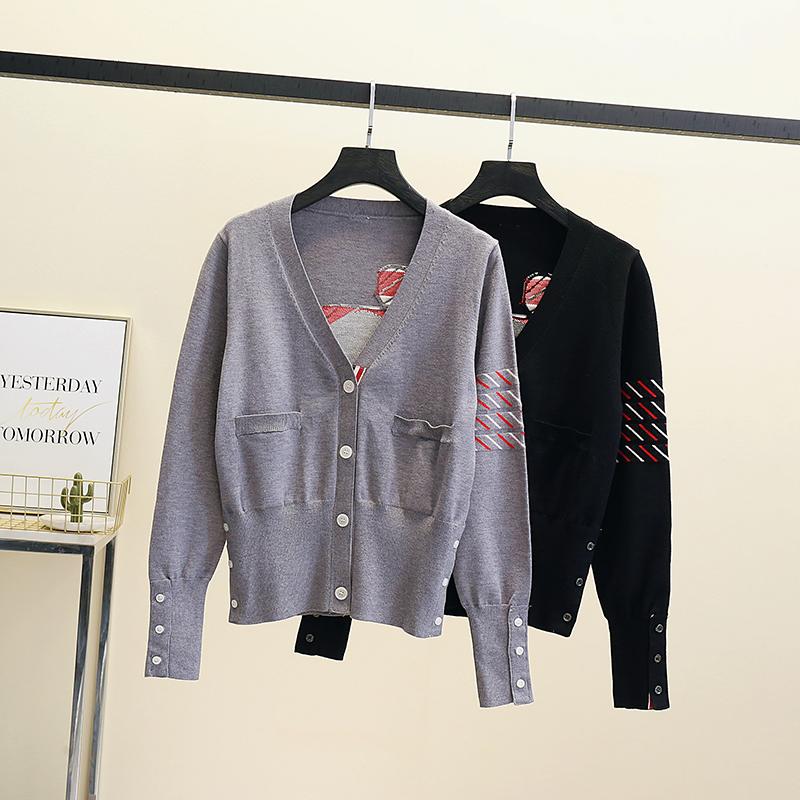 

Women's Knits & Tees 2022 Fall Spring Knitted Cardigan Sweater Y2k Sweaters Korean Fashion Long Sleeve Tops Clothes Kawaii Women Casual Clot, White