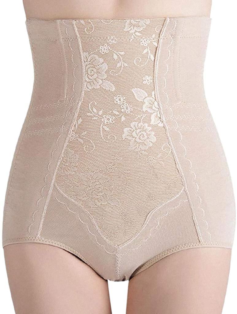 

Women's Plus Size Underwear High Waist Tummy Control Panties For Women Boyshorts Seamless Body Shaper Thong ShapewearWomen's, Beige