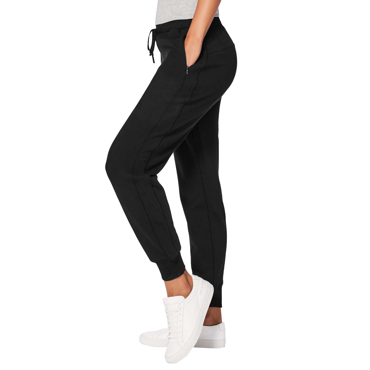 

lululemon Naked Feel Fabric Yoga Workout Sport Joggers Pants Ready To Rulu Pant Women Waist Drawstring Fitness Running Sweat Trousers Two Side Pocket Style ck1070, Black