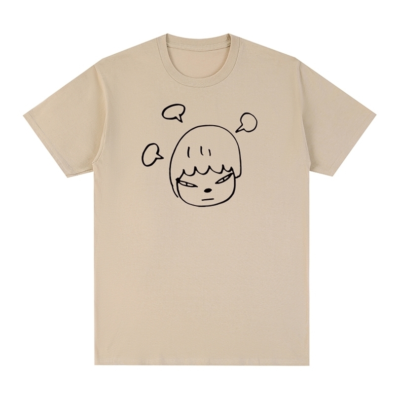 

Yoshitomo Nara dream t-shirt Cotton Men T shirt TEE TSHIRT Womens tops 220407, Yellow
