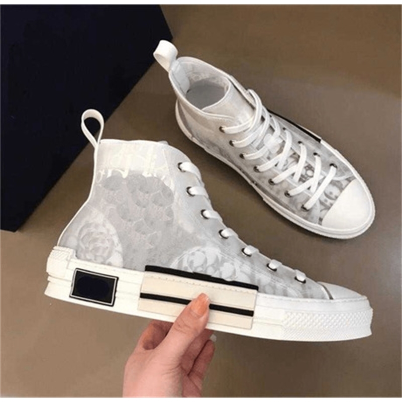 

Outlet Designer Casual Shoes B23 24 Oblique Technology Canvas Trainers Sneakers Men Women Fashion Breathable Outdoor Platform Flat Trainer, Customize