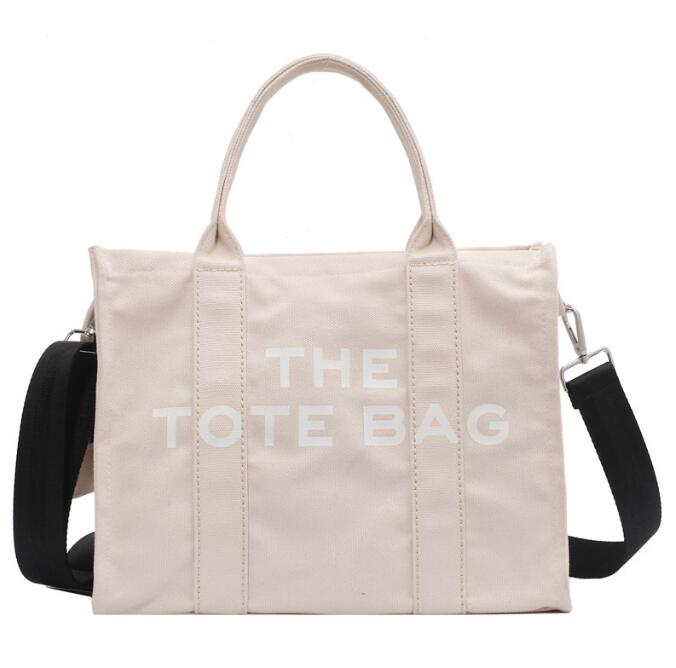 

2022 women's simple and fashionable diagonal bag letter printing canvas bag shoulder bag K0088