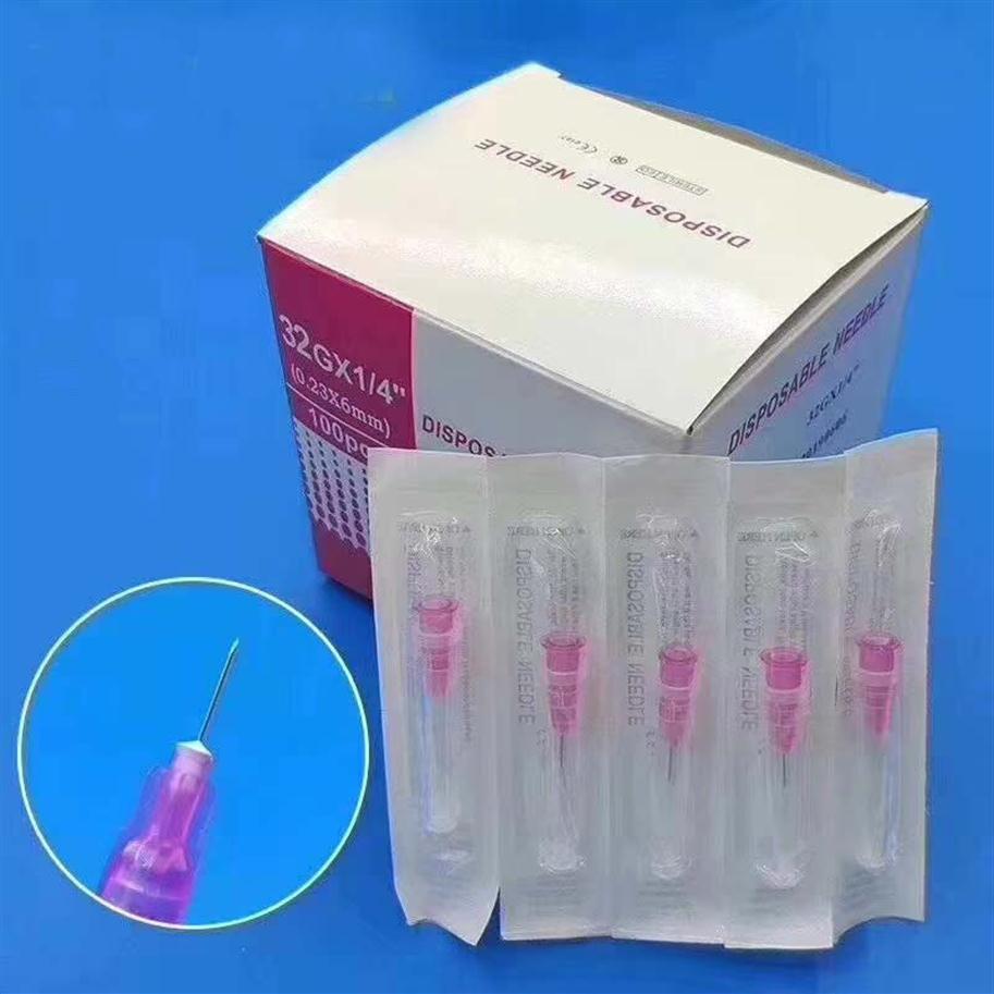 

32G Disposable Painless Mesotherapy Needle Micro-Plastic Injection Cosmetic Sterile Small 4mm For Beauty Purpose250z