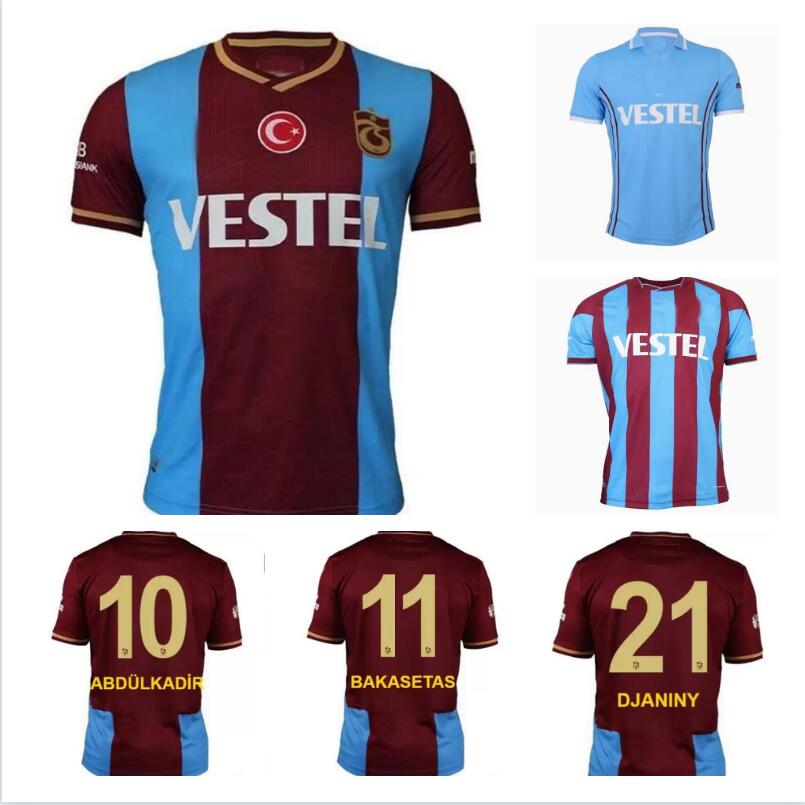 

2022 2023 Bordo-Mavililer soccer jerseys Trabzonspor 22 23 B.PERES GERVINHO C.EKUBAN DJANINY TAVARES A.NWAKAEME BAKASETAS AFOBE men football shirt uniform