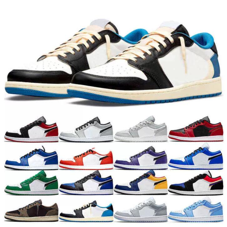 

2022 Mens 1 low Running Shoes University Red Black Cyber Jumpman lows Travis UNC Blue 1s Cactus Jack Bred Toe chicago Woman Sports Sneakers Classic Basketball shoe, Please contact us