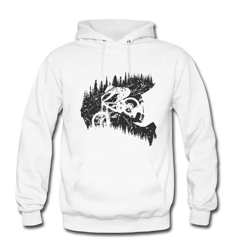 

Men's Hoodies & Sweatshirts Vintage Fullface MTB Men Cotton Fleece Mountain Bike Cycling Biking Cyclist Bicycle Biker Cycle Ride Hooded Swea