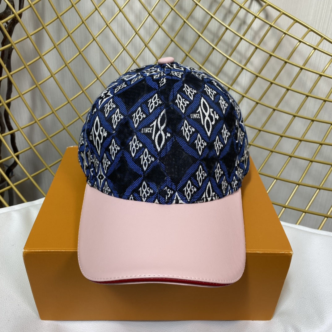 

Ball Cap Mens Popular Hat Unisex Caps Adjustable Hats Street Fitted Fashion Outdoor Sports Embroidery, Blue