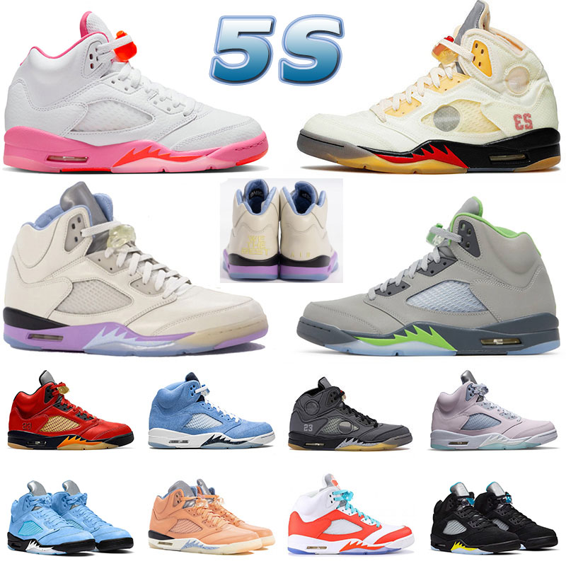 

We The Bests Jumpman 5 Offs White 5s V Basketball Shoes For Men Green Bean WNBA Pinksicle Gators Fire Red Black Muslin NFL Helmet Unc Sneakers Trainers Big Size 13, C49 marquette 40-47