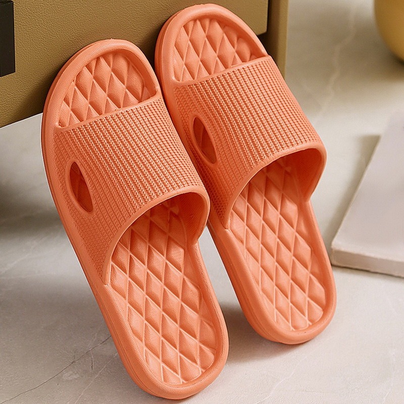 

A018 Slippers Women Summer Shoes Indoor Sandals Slide Soft Non-Slip Bathroom Platform Home Slippers, As photo