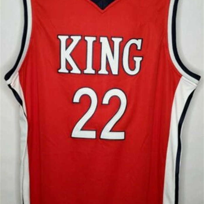 

Sjzl98 22 Kawhi Leonard King High School Basketball Jersey College Stitched Basket Jerseys Customized any Name, Red