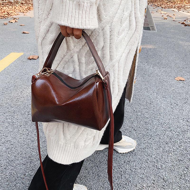 

Evening Bags Fashion Woman Shoulder Bag PU Leather Youth Ladies Small Square Light Wild Simple Female Daily Messenger Waterproof BlueEvening, Black