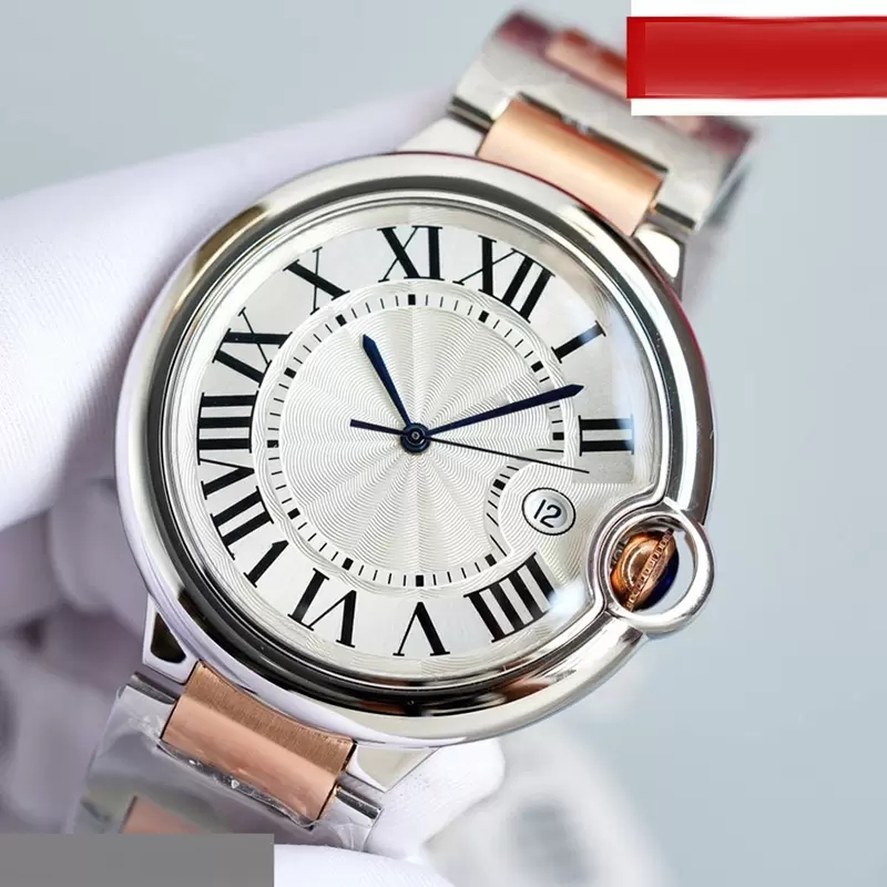 

Classic Men's Business 42mm Automatic Mechanical Watch Men's Fashion Watch Stainless Steel Classic Business Life Waterproof Gift, 0.8mm