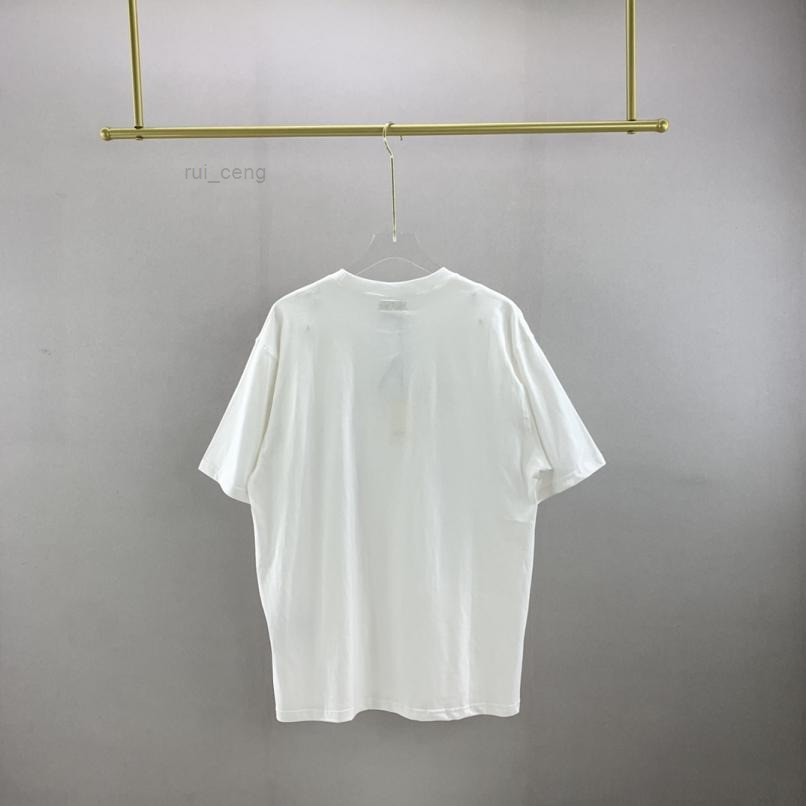 

Letter 22SS Classic Print T Shirt Men Women EU Size Cotton Top Tees Fashion Summer, Black