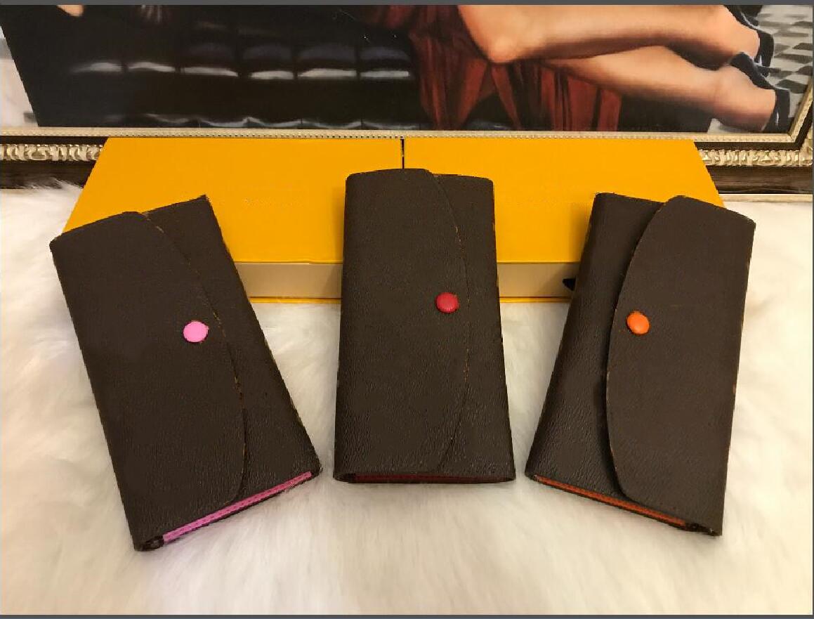 

Wholesale fashion 3 colors single zipper pocke men women leather wallet lady ladies long purse Card Holde with box card dust bag High Quality, Red (short wallet)